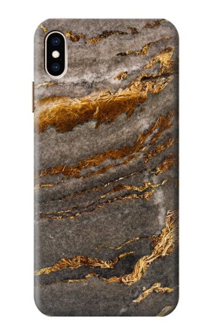 W3886 Gray Marble Rock Hülle Schutzhülle Taschen und Leder Flip für iPhone XS Max