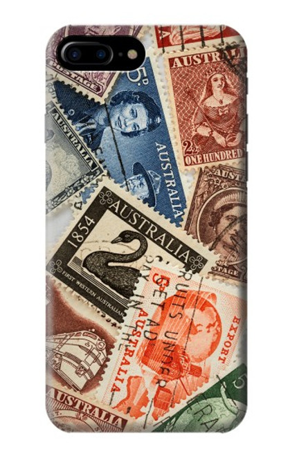 W3900 Stamps Hülle Schutzhülle Taschen und Leder Flip für iPhone 7 Plus, iPhone 8 Plus