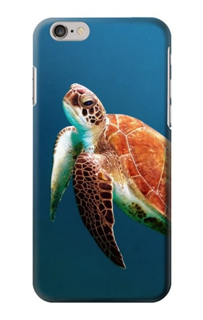 W3899 Sea Turtle Hülle Schutzhülle Taschen und Leder Flip für iPhone 6 Plus, iPhone 6s Plus