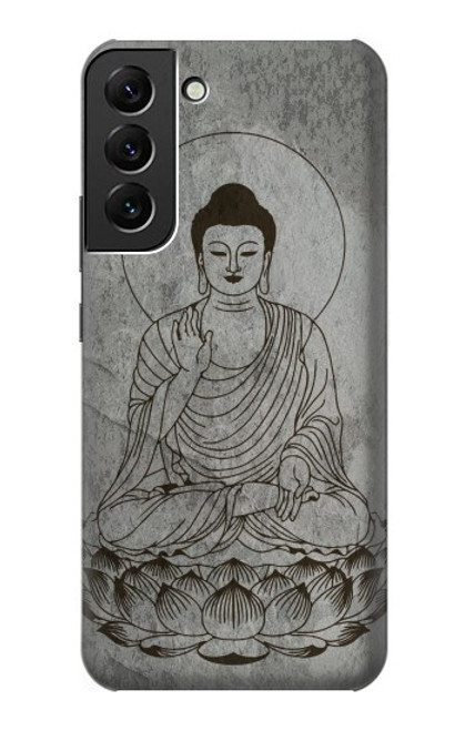 W3873 Buddha Line Art Hülle Schutzhülle Taschen und Leder Flip für Samsung Galaxy S22 Plus