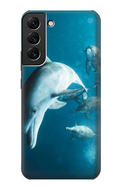 W3878 Dolphin Hülle Schutzhülle Taschen und Leder Flip für Samsung Galaxy S22 Plus