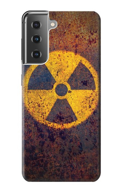 W3892 Nuclear Hazard Hülle Schutzhülle Taschen und Leder Flip für Samsung Galaxy S21 Plus 5G, Galaxy S21+ 5G