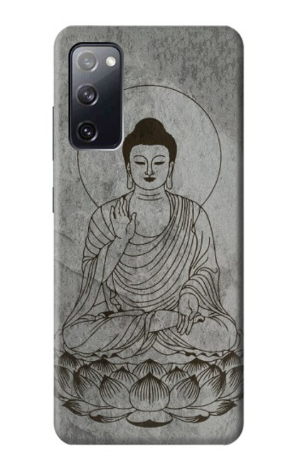 W3873 Buddha Line Art Hülle Schutzhülle Taschen und Leder Flip für Samsung Galaxy S20 FE