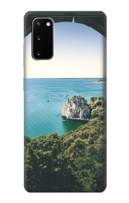 W3865 Europe Duino Beach Italy Hülle Schutzhülle Taschen und Leder Flip für Samsung Galaxy S20