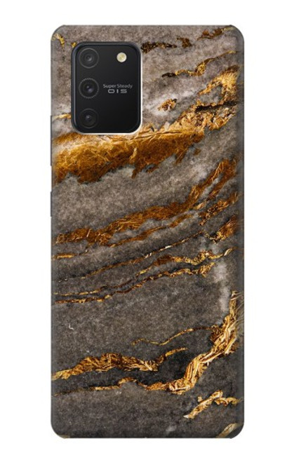 W3886 Gray Marble Rock Hülle Schutzhülle Taschen und Leder Flip für Samsung Galaxy S10 Lite