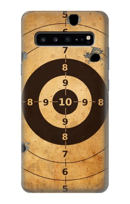 W3894 Paper Gun Shooting Target Hülle Schutzhülle Taschen und Leder Flip für Samsung Galaxy S10 5G