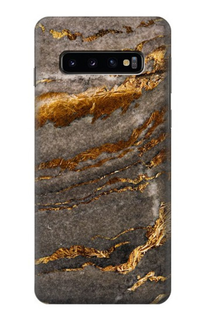 W3886 Gray Marble Rock Hülle Schutzhülle Taschen und Leder Flip für Samsung Galaxy S10