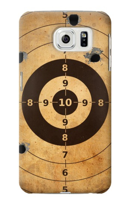 W3894 Paper Gun Shooting Target Hülle Schutzhülle Taschen und Leder Flip für Samsung Galaxy S7 Edge