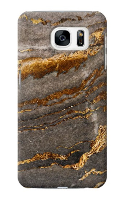 W3886 Gray Marble Rock Hülle Schutzhülle Taschen und Leder Flip für Samsung Galaxy S7