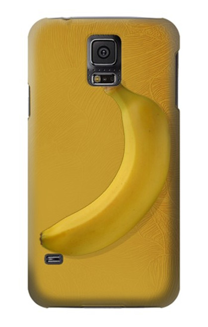 W3872 Banana Hülle Schutzhülle Taschen und Leder Flip für Samsung Galaxy S5