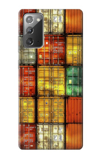 W3861 Colorful Container Block Hülle Schutzhülle Taschen und Leder Flip für Samsung Galaxy Note 20