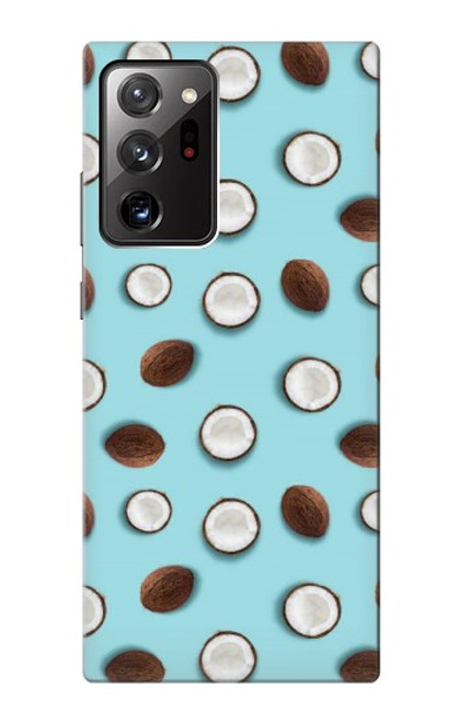 W3860 Coconut Dot Pattern Hülle Schutzhülle Taschen und Leder Flip für Samsung Galaxy Note 20 Ultra, Ultra 5G