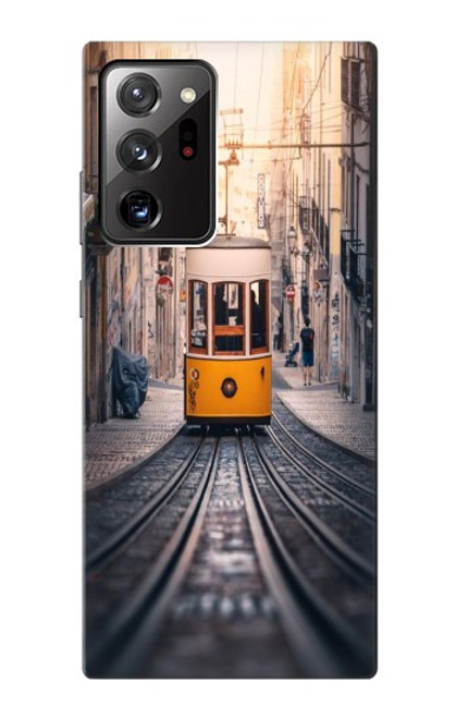 W3867 Trams in Lisbon Hülle Schutzhülle Taschen und Leder Flip für Samsung Galaxy Note 20 Ultra, Ultra 5G