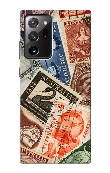 W3900 Stamps Hülle Schutzhülle Taschen und Leder Flip für Samsung Galaxy Note 20 Ultra, Ultra 5G