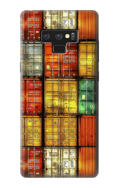 W3861 Colorful Container Block Hülle Schutzhülle Taschen und Leder Flip für Note 9 Samsung Galaxy Note9