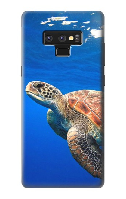 W3898 Sea Turtle Hülle Schutzhülle Taschen und Leder Flip für Note 9 Samsung Galaxy Note9