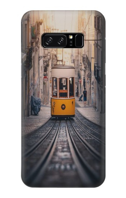 W3867 Trams in Lisbon Hülle Schutzhülle Taschen und Leder Flip für Note 8 Samsung Galaxy Note8