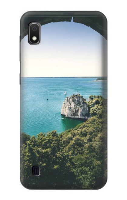 W3865 Europe Duino Beach Italy Hülle Schutzhülle Taschen und Leder Flip für Samsung Galaxy A10