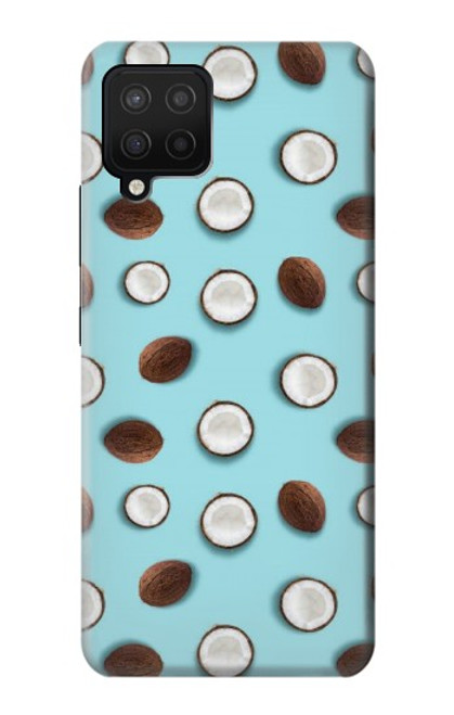 W3860 Coconut Dot Pattern Hülle Schutzhülle Taschen und Leder Flip für Samsung Galaxy A12