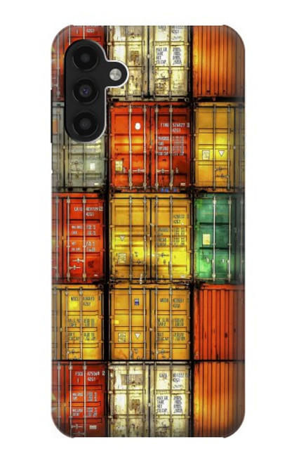 W3861 Colorful Container Block Hülle Schutzhülle Taschen und Leder Flip für Samsung Galaxy A13 4G