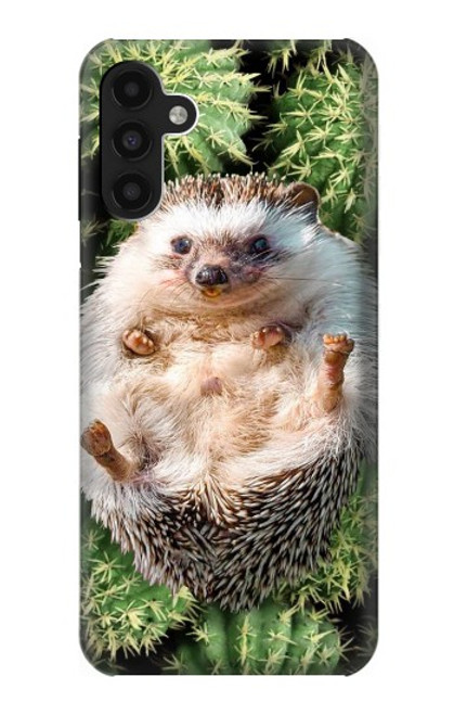 W3863 Pygmy Hedgehog Dwarf Hedgehog Paint Hülle Schutzhülle Taschen und Leder Flip für Samsung Galaxy A13 4G