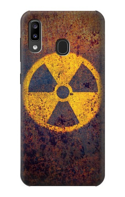 W3892 Nuclear Hazard Hülle Schutzhülle Taschen und Leder Flip für Samsung Galaxy A20, Galaxy A30