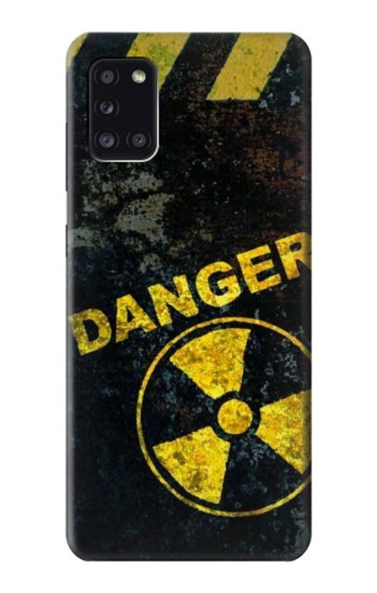 W3891 Nuclear Hazard Danger Hülle Schutzhülle Taschen und Leder Flip für Samsung Galaxy A31