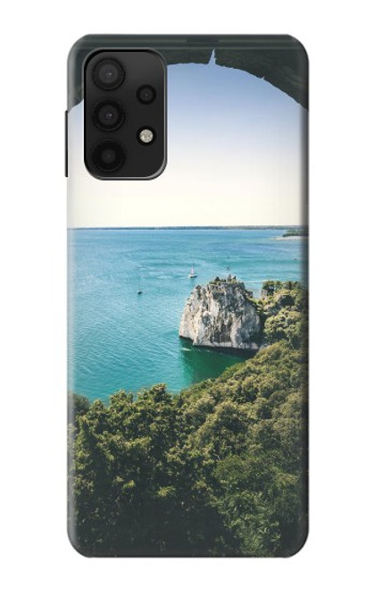 W3865 Europe Duino Beach Italy Hülle Schutzhülle Taschen und Leder Flip für Samsung Galaxy A32 5G