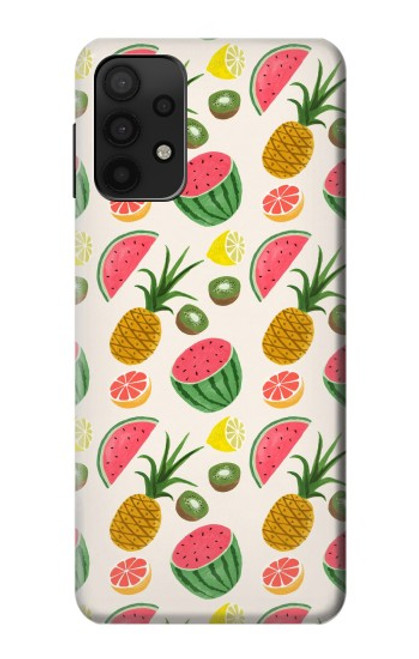 W3883 Fruit Pattern Hülle Schutzhülle Taschen und Leder Flip für Samsung Galaxy A32 5G