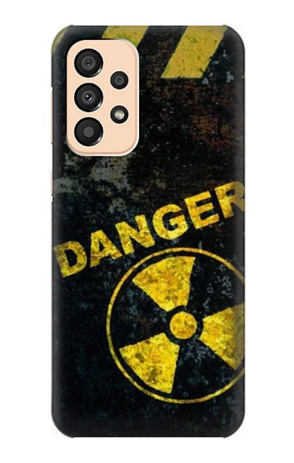 W3891 Nuclear Hazard Danger Hülle Schutzhülle Taschen und Leder Flip für Samsung Galaxy A33 5G