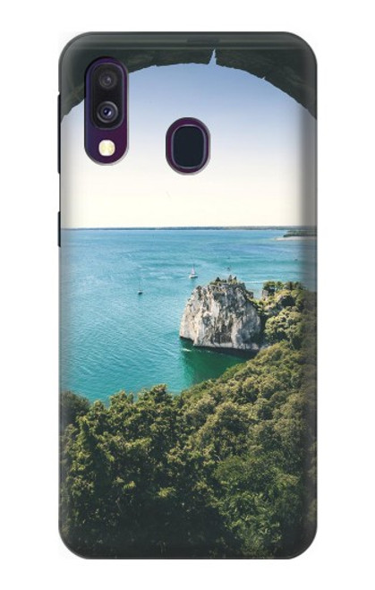 W3865 Europe Duino Beach Italy Hülle Schutzhülle Taschen und Leder Flip für Samsung Galaxy A40