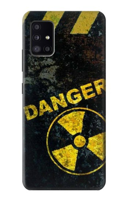 W3891 Nuclear Hazard Danger Hülle Schutzhülle Taschen und Leder Flip für Samsung Galaxy A41