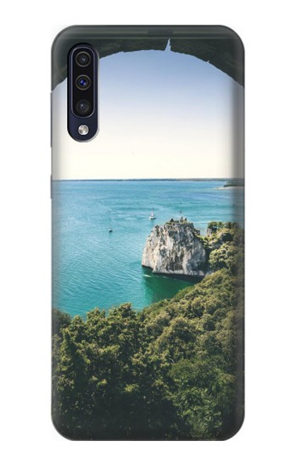 W3865 Europe Duino Beach Italy Hülle Schutzhülle Taschen und Leder Flip für Samsung Galaxy A50