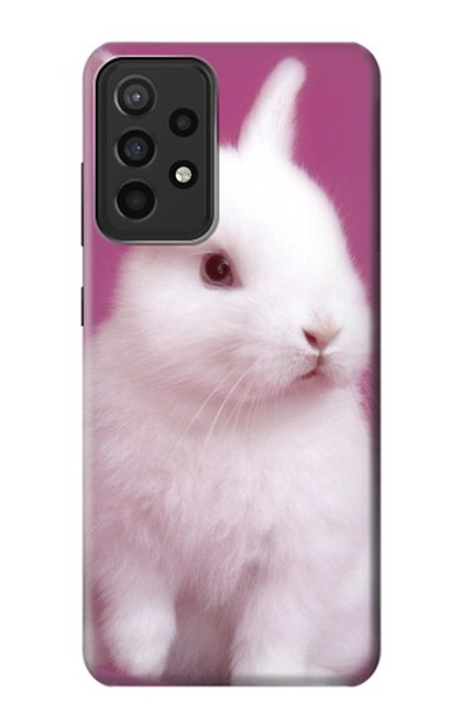 W3870 Cute Baby Bunny Hülle Schutzhülle Taschen und Leder Flip für Samsung Galaxy A52s 5G