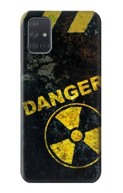 W3891 Nuclear Hazard Danger Hülle Schutzhülle Taschen und Leder Flip für Samsung Galaxy A71 5G