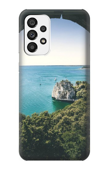 W3865 Europe Duino Beach Italy Hülle Schutzhülle Taschen und Leder Flip für Samsung Galaxy A73 5G