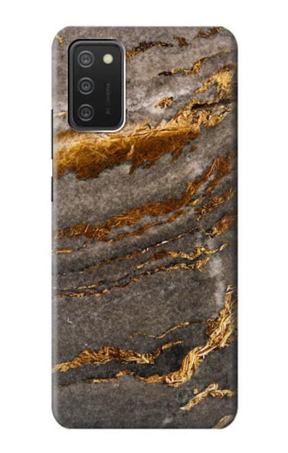 W3886 Gray Marble Rock Hülle Schutzhülle Taschen und Leder Flip für Samsung Galaxy A03S
