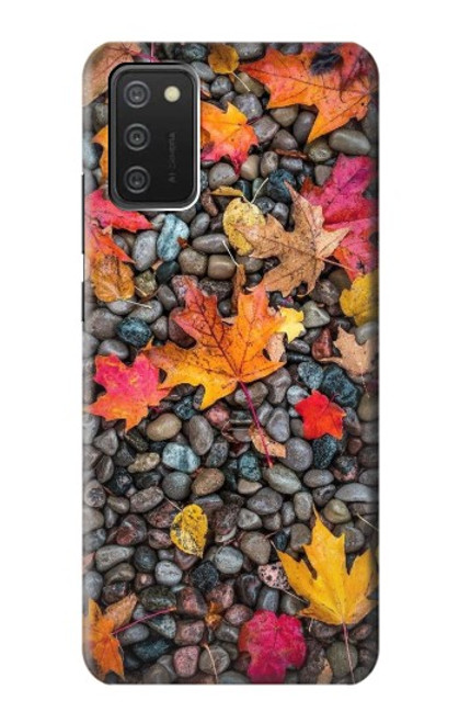 W3889 Maple Leaf Hülle Schutzhülle Taschen und Leder Flip für Samsung Galaxy A03S