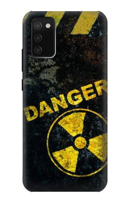 W3891 Nuclear Hazard Danger Hülle Schutzhülle Taschen und Leder Flip für Samsung Galaxy A02s, Galaxy M02s  (NOT FIT with Galaxy A02s Verizon SM-A025V)