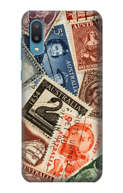 W3900 Stamps Hülle Schutzhülle Taschen und Leder Flip für Samsung Galaxy A04, Galaxy A02, M02