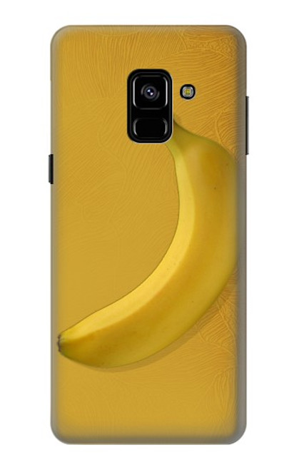 W3872 Banana Hülle Schutzhülle Taschen und Leder Flip für Samsung Galaxy A8 (2018)
