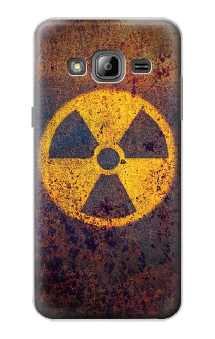 W3892 Nuclear Hazard Hülle Schutzhülle Taschen und Leder Flip für Samsung Galaxy J3 (2016)