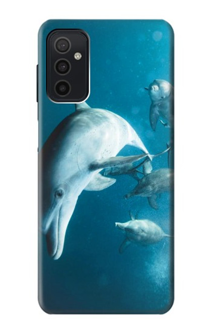 W3878 Dolphin Hülle Schutzhülle Taschen und Leder Flip für Samsung Galaxy M52 5G