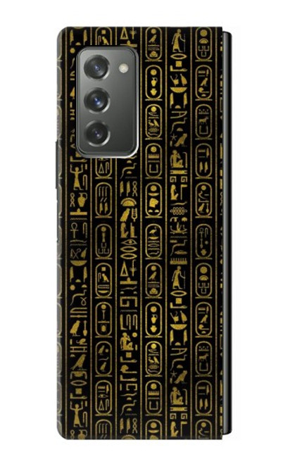 W3869 Ancient Egyptian Hieroglyphic Hülle Schutzhülle Taschen Flip für Samsung Galaxy Z Fold2 5G