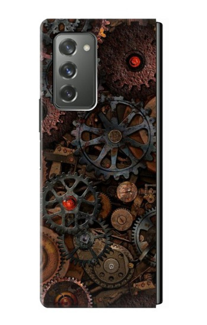 W3884 Steampunk Mechanical Gears Hülle Schutzhülle Taschen Flip für Samsung Galaxy Z Fold2 5G