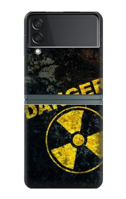 W3891 Nuclear Hazard Danger Hülle Schutzhülle Taschen Flip für Samsung Galaxy Z Flip 3 5G