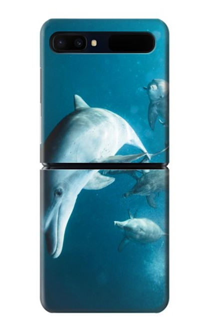 W3878 Dolphin Hülle Schutzhülle Taschen Flip für Samsung Galaxy Z Flip 5G