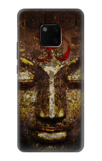 W3874 Buddha Face Ohm Symbol Hülle Schutzhülle Taschen und Leder Flip für Huawei Mate 20 Pro