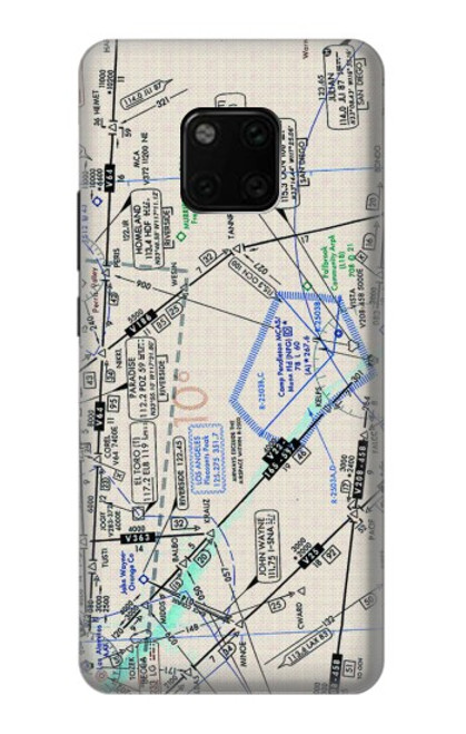 W3882 Flying Enroute Chart Hülle Schutzhülle Taschen und Leder Flip für Huawei Mate 20 Pro