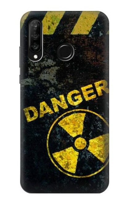 W3891 Nuclear Hazard Danger Hülle Schutzhülle Taschen und Leder Flip für Huawei P30 lite